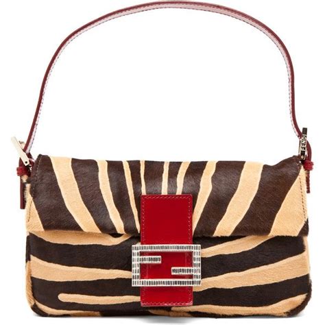 fendi baguette zebra